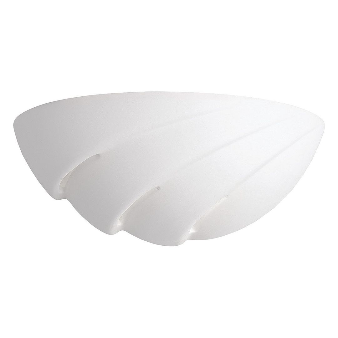 Firstlight Ceramic 330mm Wall Wall Uplighter in Unglazed - Image 1