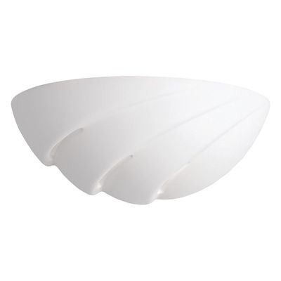 Firstlight Ceramic 330mm Wall Wall Uplighter in Unglazed