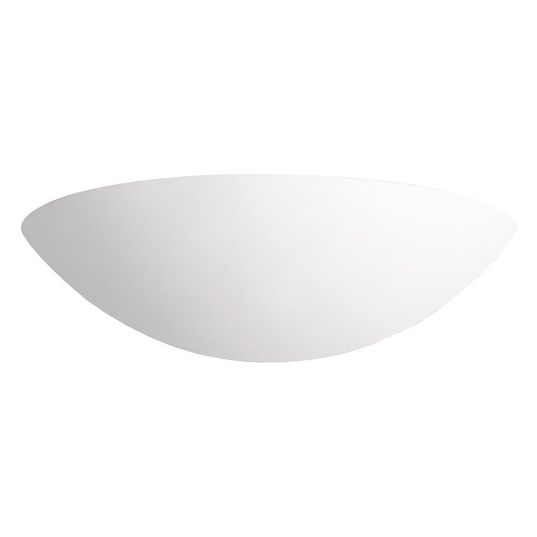 Firstlight Ceramic 330mm Wall Wall Uplighter Shell in Unglazed - Image 1