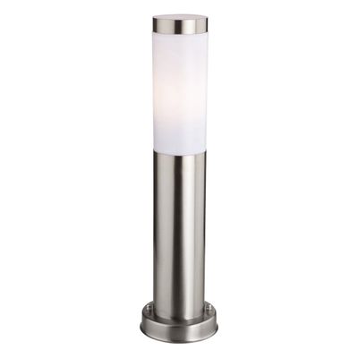 Firstlight Plaza 455mm Outdoor Post Light Opal in Stainless Steel