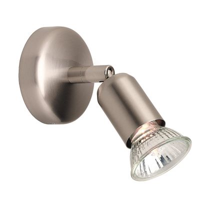 Firstlight Runner Wall Wall Spotlight in Brushed Steel