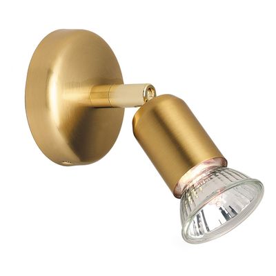 Firstlight Runner Wall Wall Spotlight in Brushed Brass