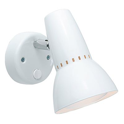 Firstlight Lynx Wall Wall Spotlight with On/Off Switch in White