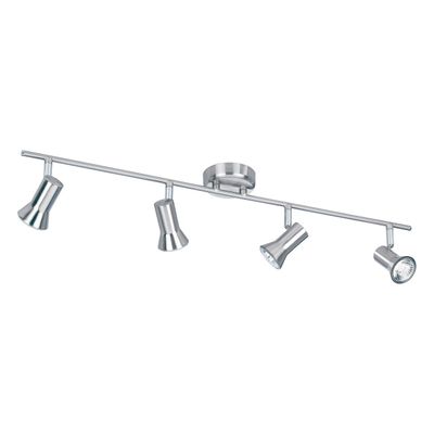 Firstlight Magnum 4-Light Light Bar Spotlight in Brushed Steel