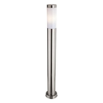 Firstlight Plaza 855mm Outdoor Post Light Opal in Stainless Steel