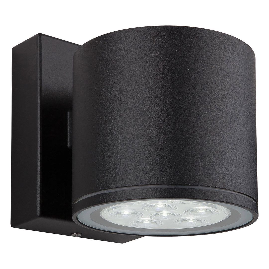 Firstlight LED Vegas Outdoor Wall Downlight Daylight 6000K in Black - Image 1