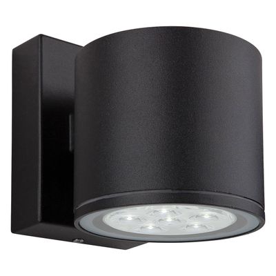Firstlight LED Vegas Outdoor Wall Downlight Daylight 6000K in Black