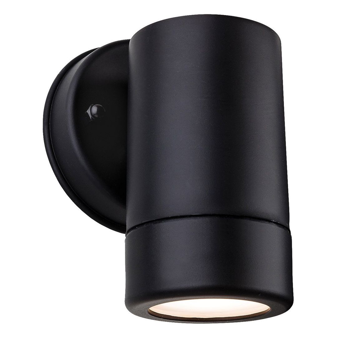 Firstlight LED Ravel Outdoor Wall Downlight Warm White 3000K in Black - Image 1