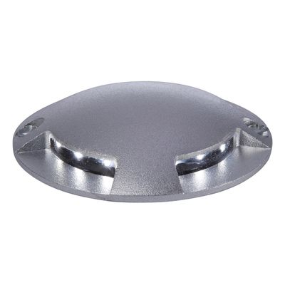 Firstlight LED 4-Way Outdoor Ground Light Daylight 6000K in Aluminium