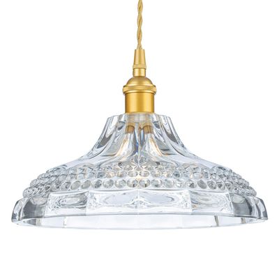 Firstlight Wilshire 24cm Pendant Light Decorative in Satin Gold