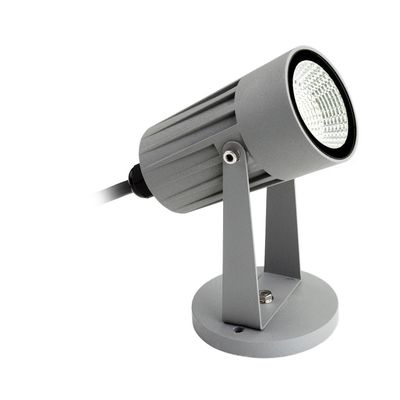 Firstlight LED Outdoor Garden Spike Cool White 4000K in Silver