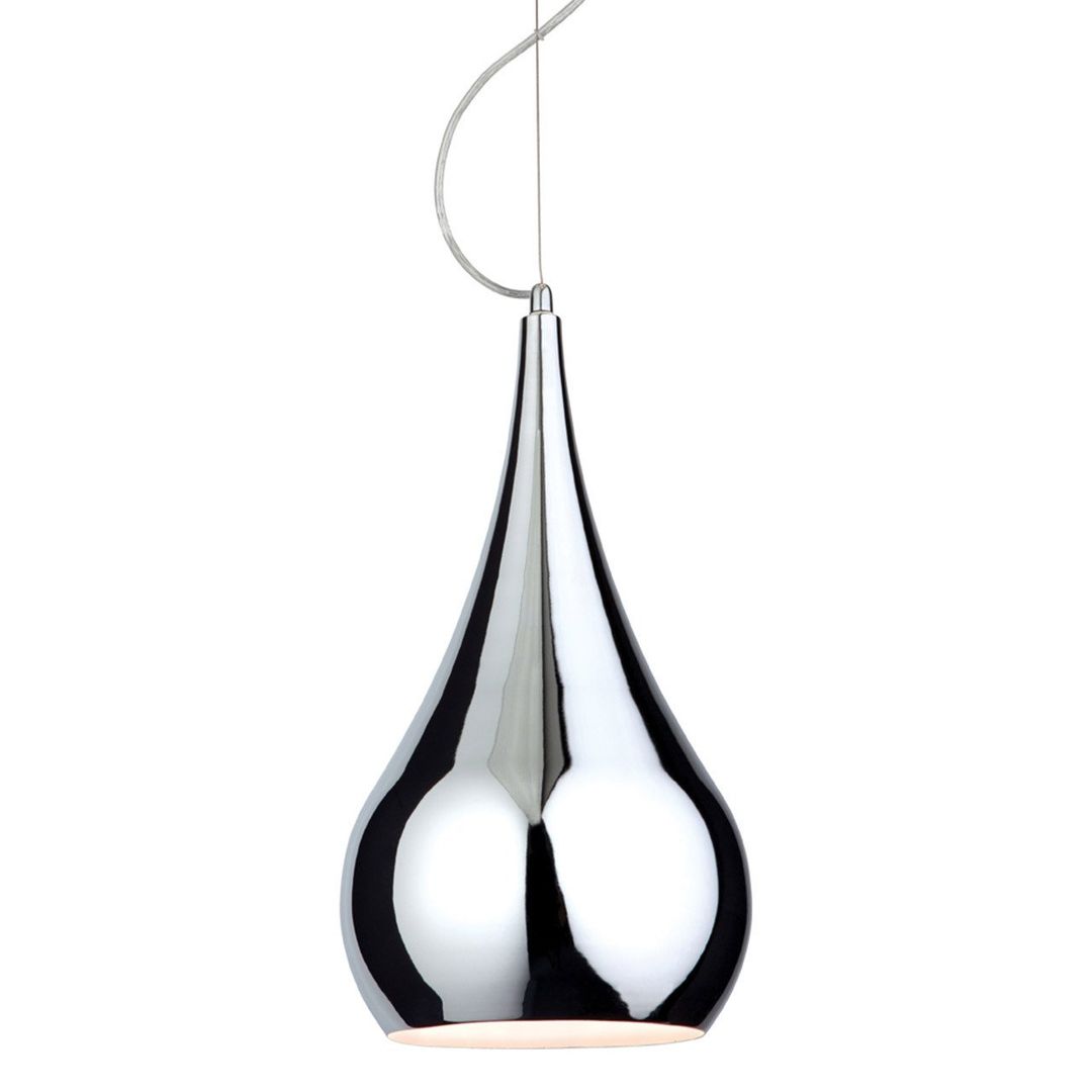 Firstlight Jasmin 23cm Pendant Light in Chrome - Image 1