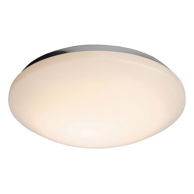 Firstlight LED Siena 34.5cm Flush Ceiling Light Warm White 3000K Opal in White