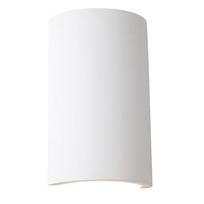 Firstlight LED Gallery 100mm Wall Wall Up/Down Light Round Warm White 3000K in White