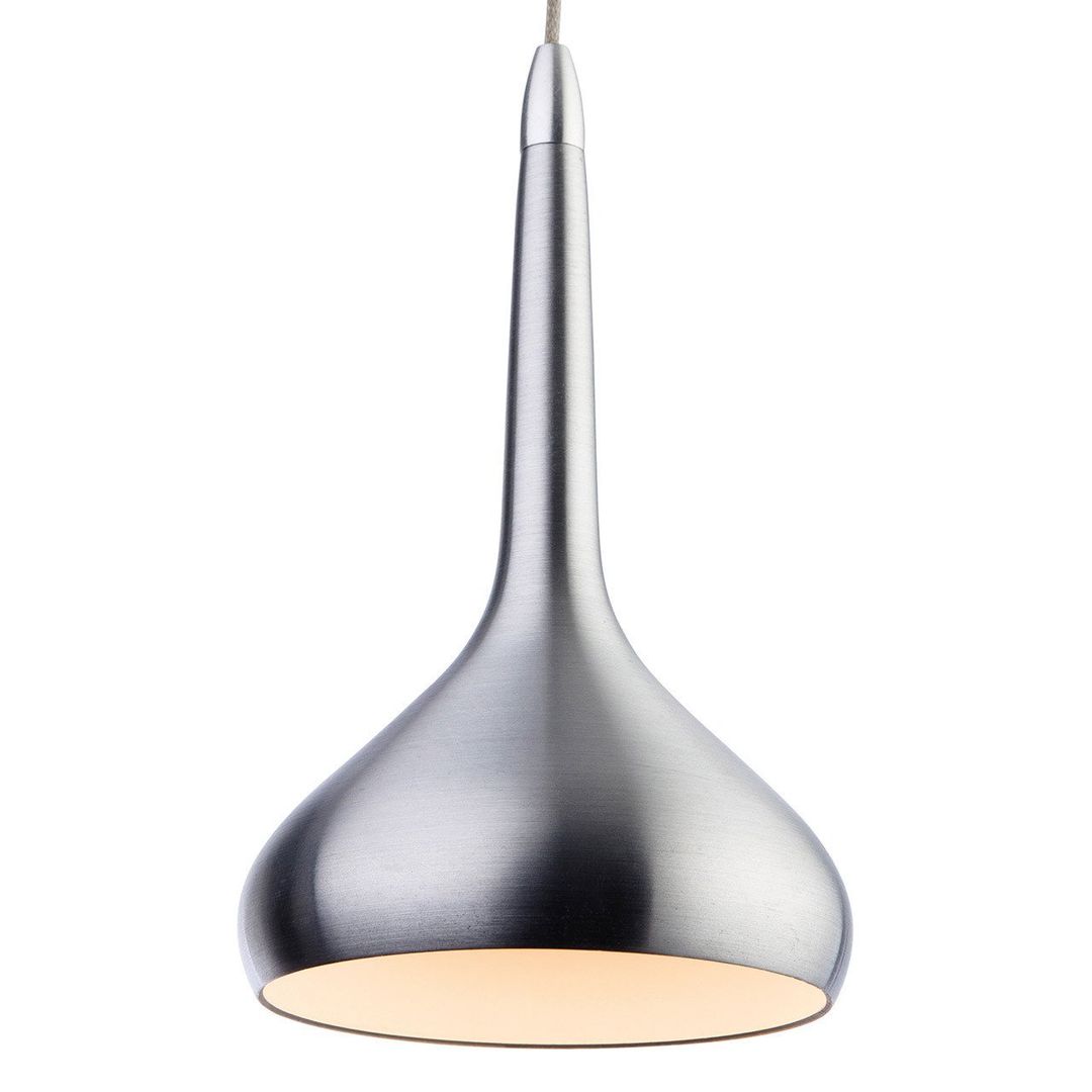 Firstlight LED Bar 10.5cm Pendant Light Warm White 3000K in Aluminium and White Inner - Image 1