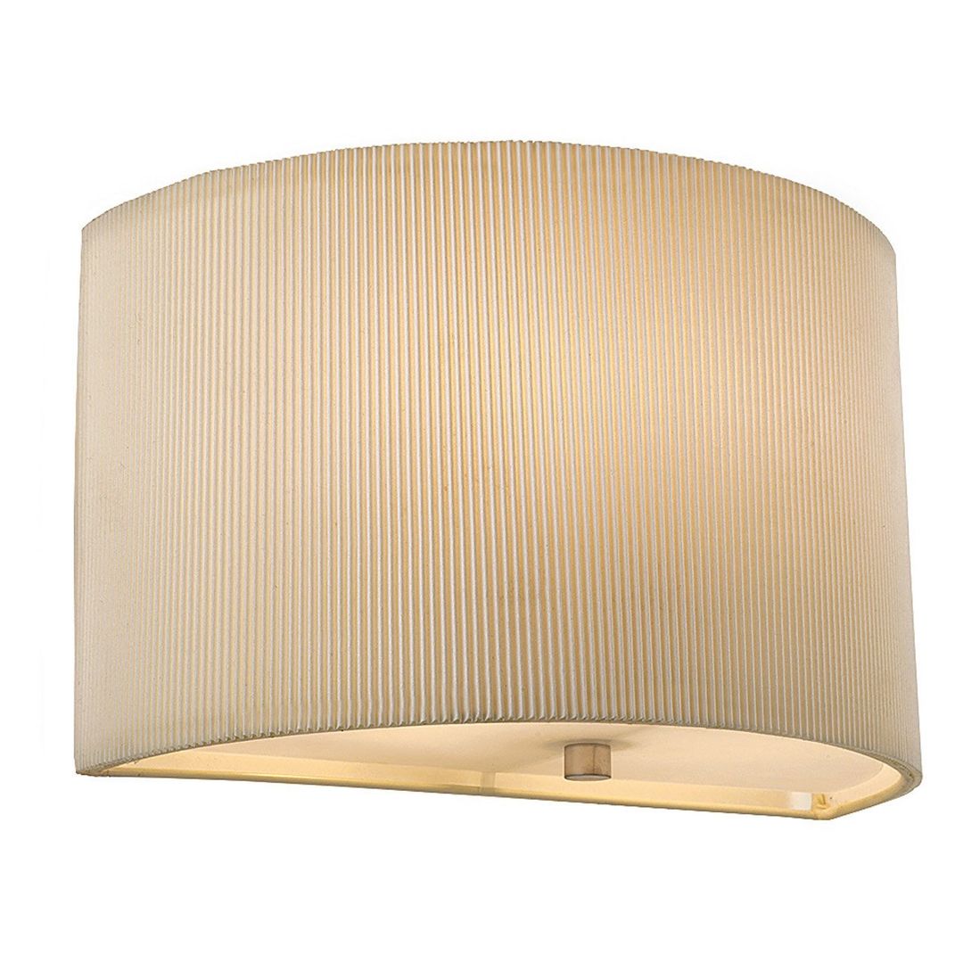 Firstlight Clio Wall Wall Light in Cream and Chrome - Image 1