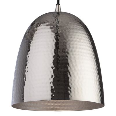 Firstlight Assam 20cm Pendant Light in Nickel and Matte Nickel Inner