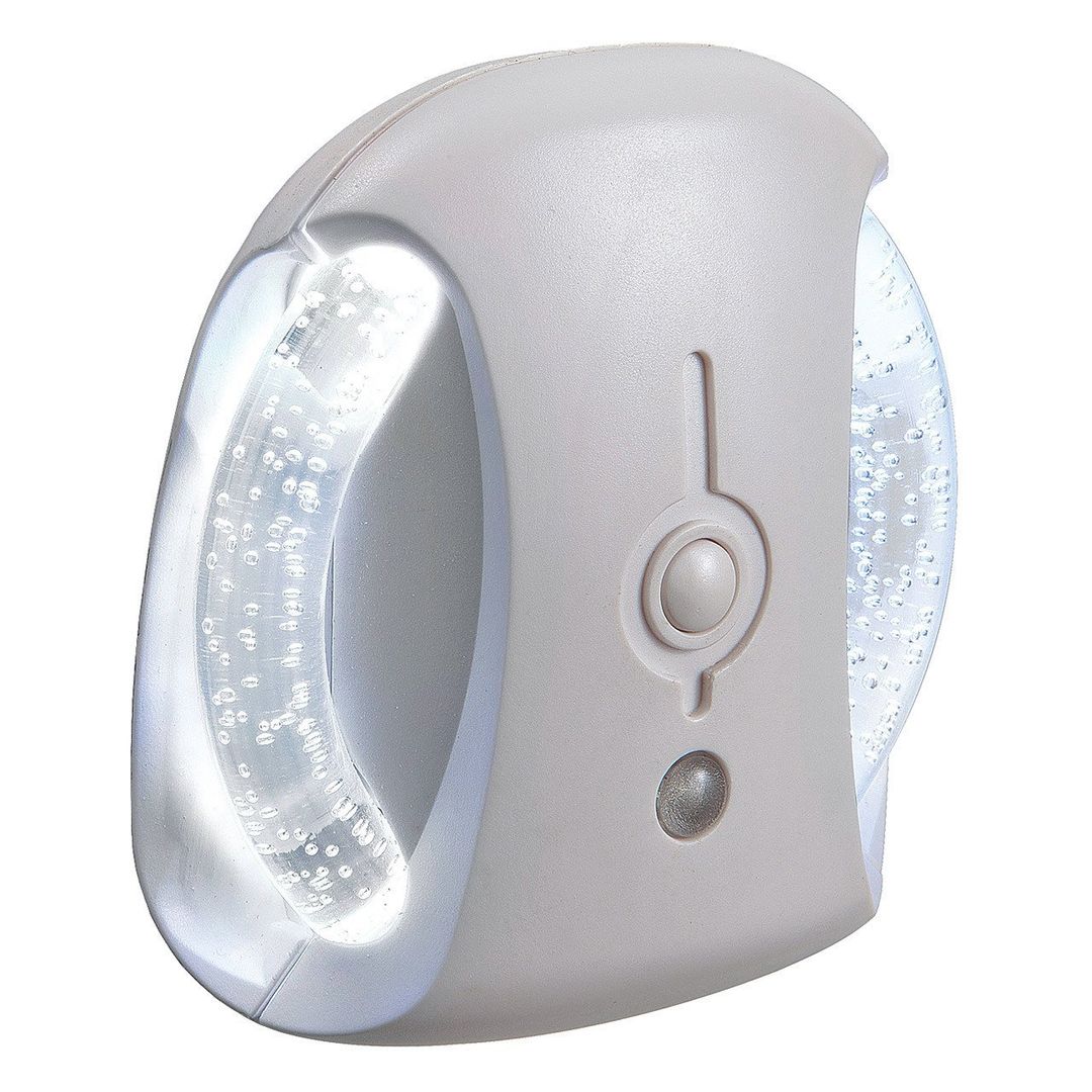 Firstlight LED Bubble Night Light Automatic Dusk Til Dawn RGB in White - Image 1