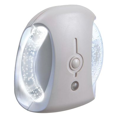 Firstlight LED Bubble Night Light Automatic Dusk Til Dawn RGB in White
