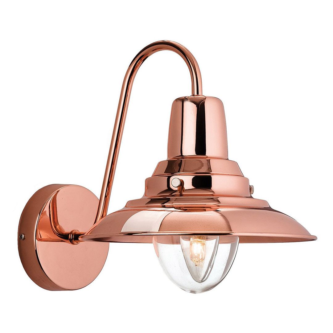 Firstlight Fisherman Wall Wall Light Clear in Copper - Image 1
