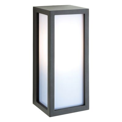 Firstlight Warwick Outdoor Wall Lantern Opal in Graphite
