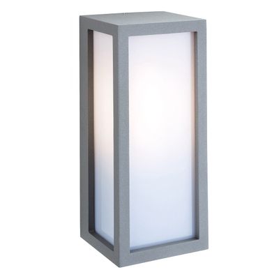 Firstlight Warwick Outdoor Wall Lantern Opal in Silver