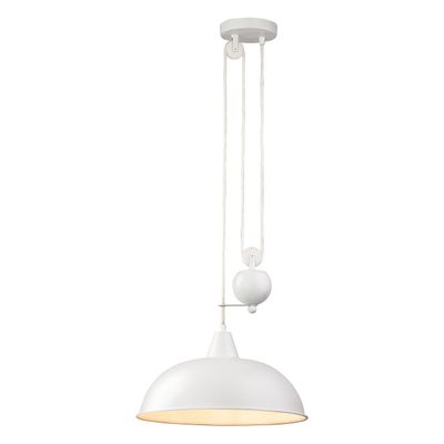 Firstlight Century Rise and Fall Pendant Light in White