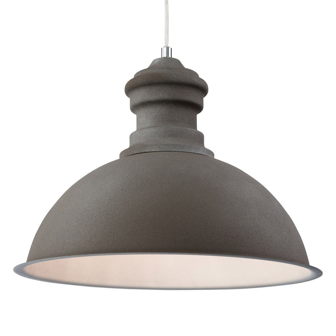 Firstlight Aztec 38cm Pendant Light in Rough Sand Concrete - Image 1