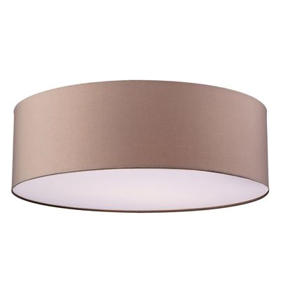 Firstlight Phoenix 2-Light Flush Ceiling Light in Taupe
