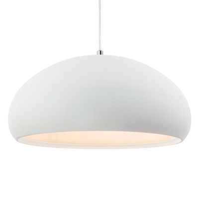 Firstlight Costa 40cm Pendant Light in Rough Sand White