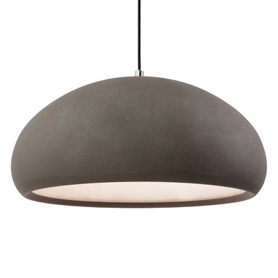 Firstlight Costa 40cm Pendant Light in Rough Sand Concrete