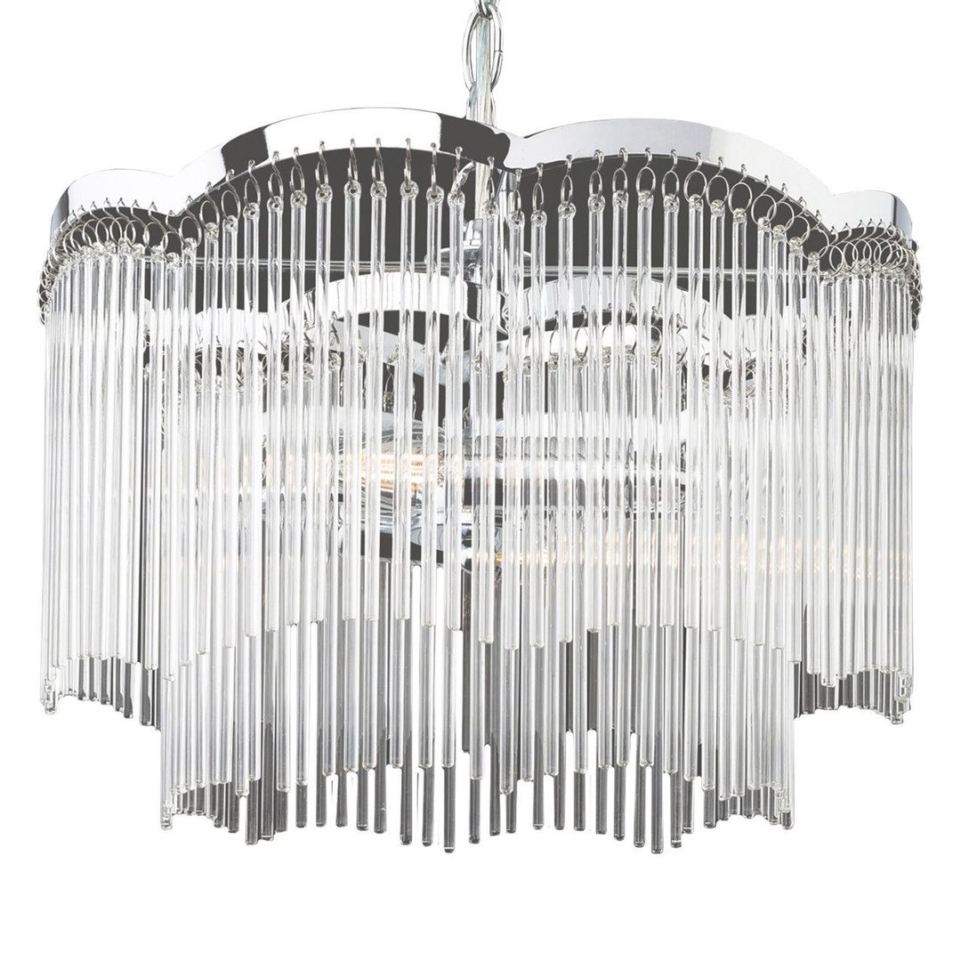 Firstlight Opera Pendant Light Clear in Chrome - Image 1