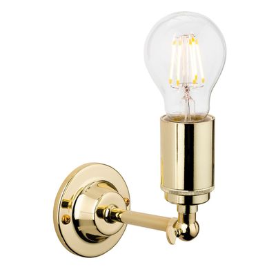Firstlight Indy Wall Wall Light in Polished Brass