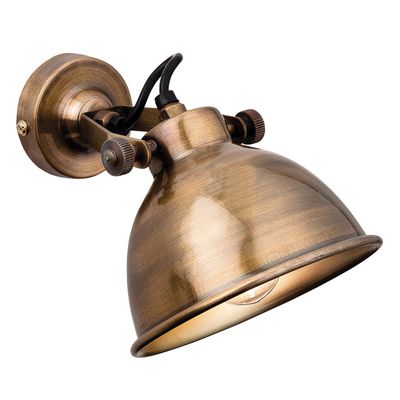 Firstlight Mantis Wall Wall Light in Antique Brass