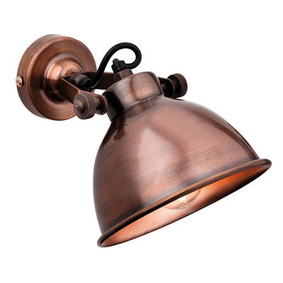 Firstlight Mantis Wall Wall Light in Antique Copper