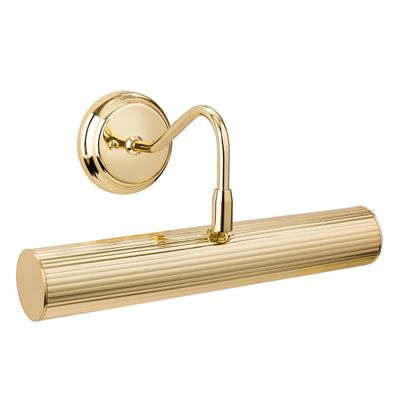 Firstlight Reeded 300mm Wall Picture/Mirror Light in Polished Brass