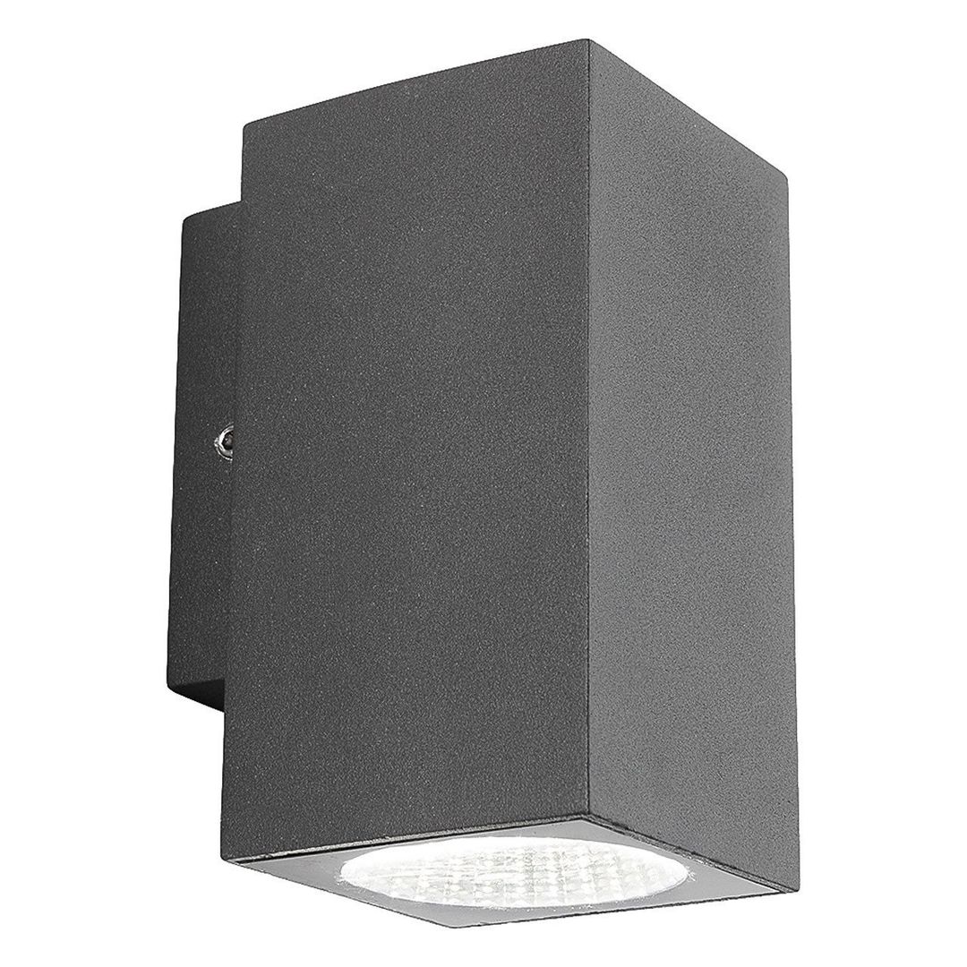 Firstlight LED Dino Outdoor Wall Downlight Cool White 4000K in Graphite - Image 1