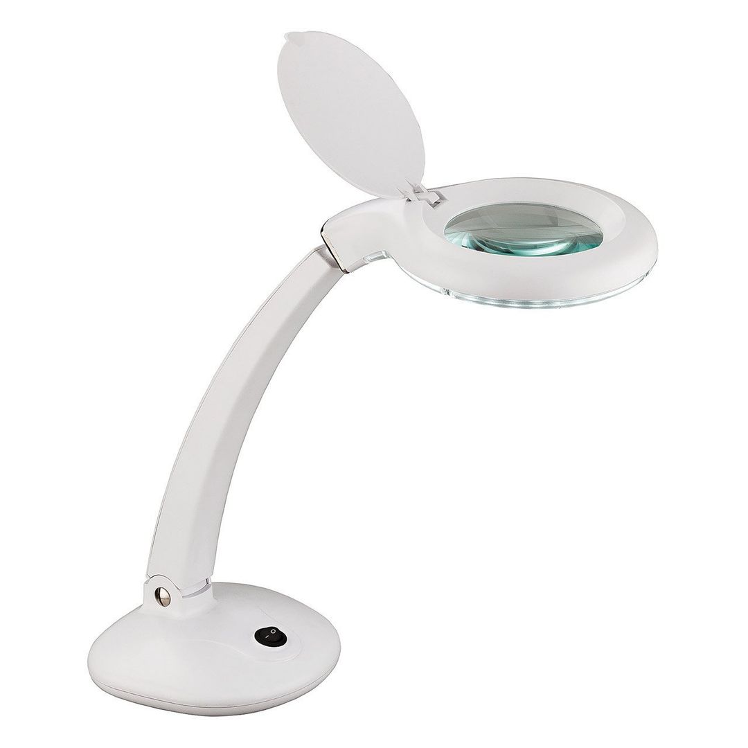 Firstlight LED Magnifying Task Lamp Daylight 6500K in White - Image 1