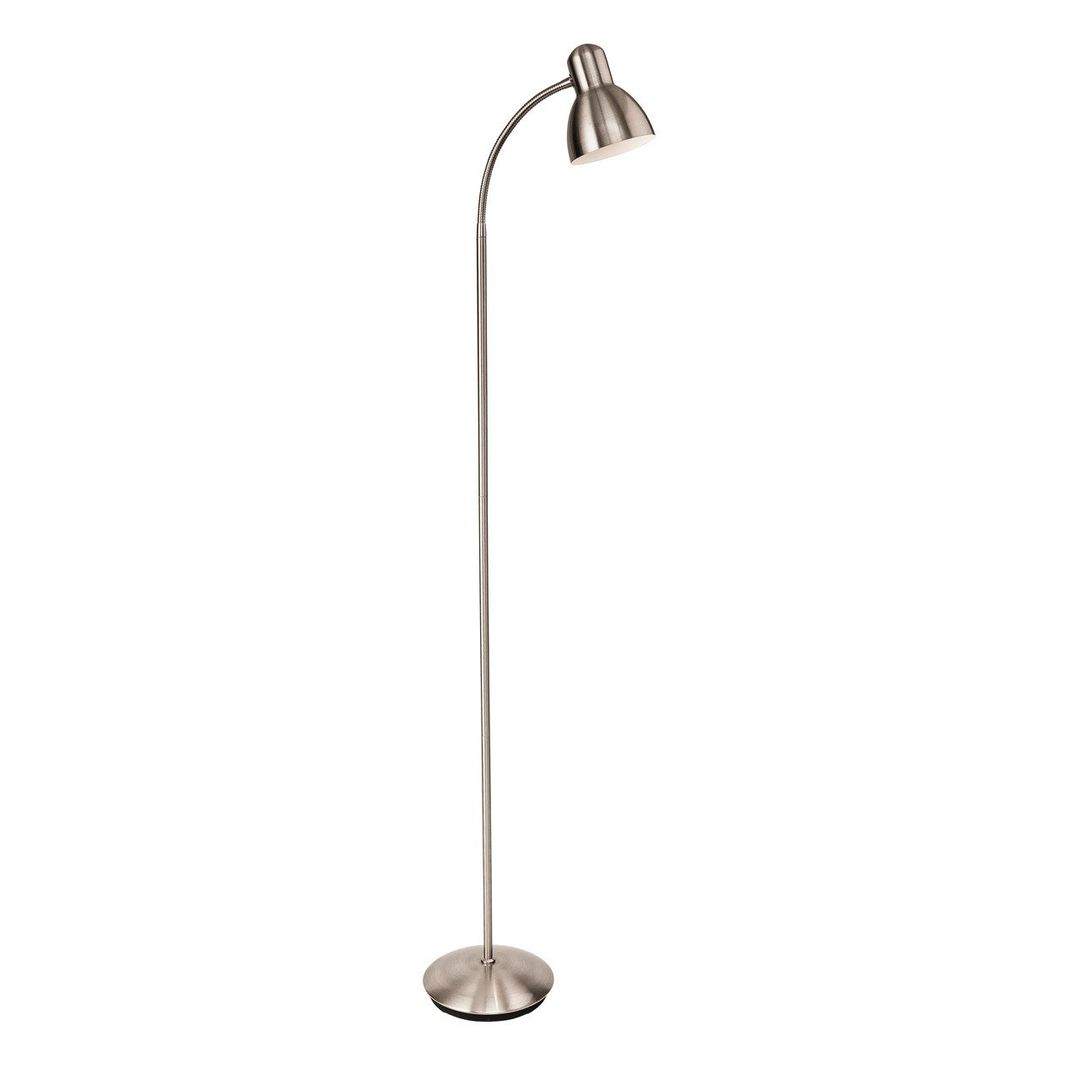 Firstlight Morgan Floor Lamp with On/Off Switch in Brushed Steel - Image 1