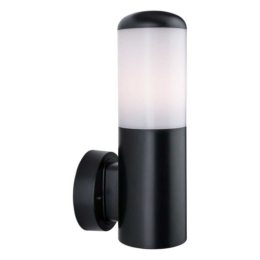 Firstlight Luna Outdoor Wall Lantern Opal in Black - Image 1