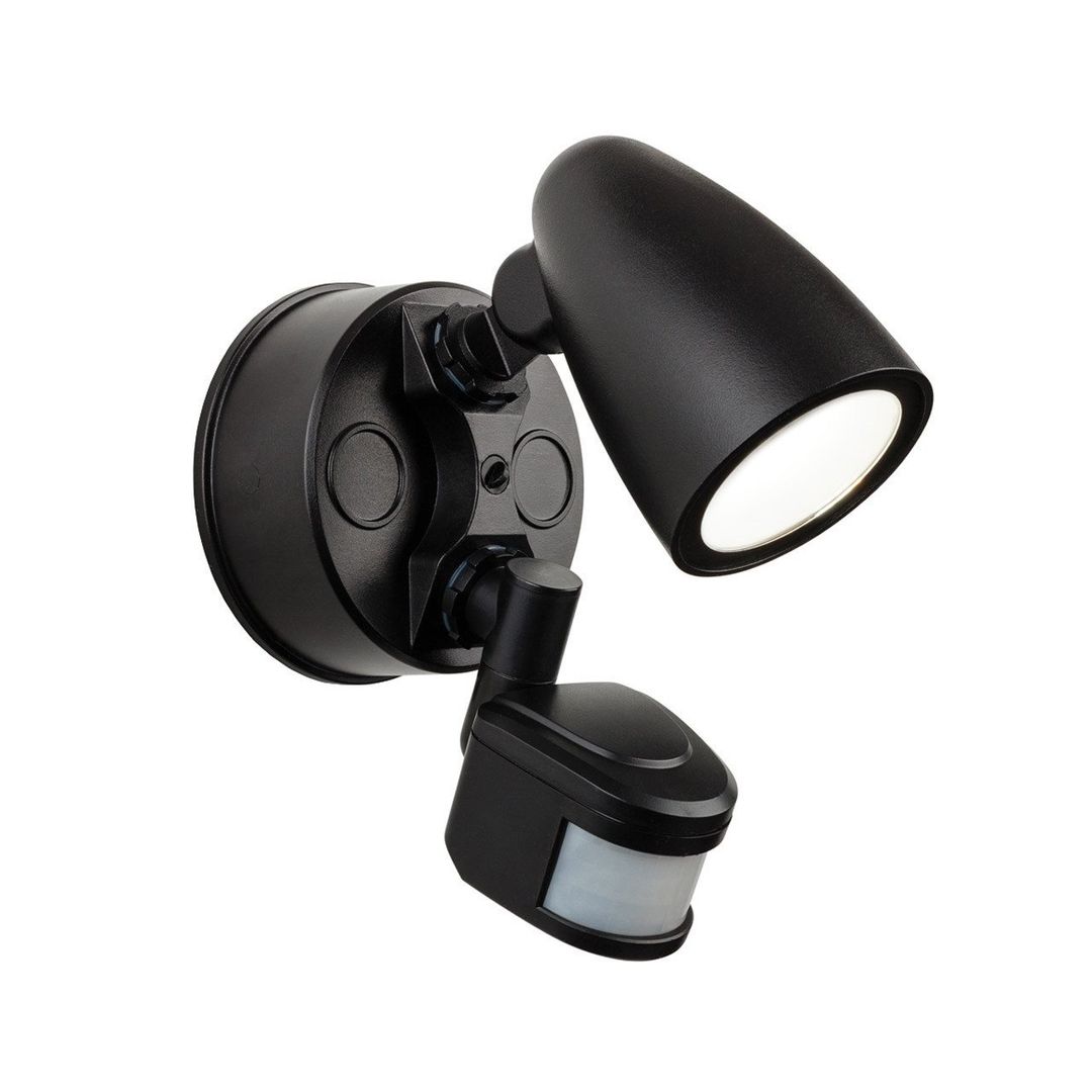 Firstlight LED Outdoor Security Spotlight PIR Sensor 3000K and 4000K and 6000K in Black - Image 1