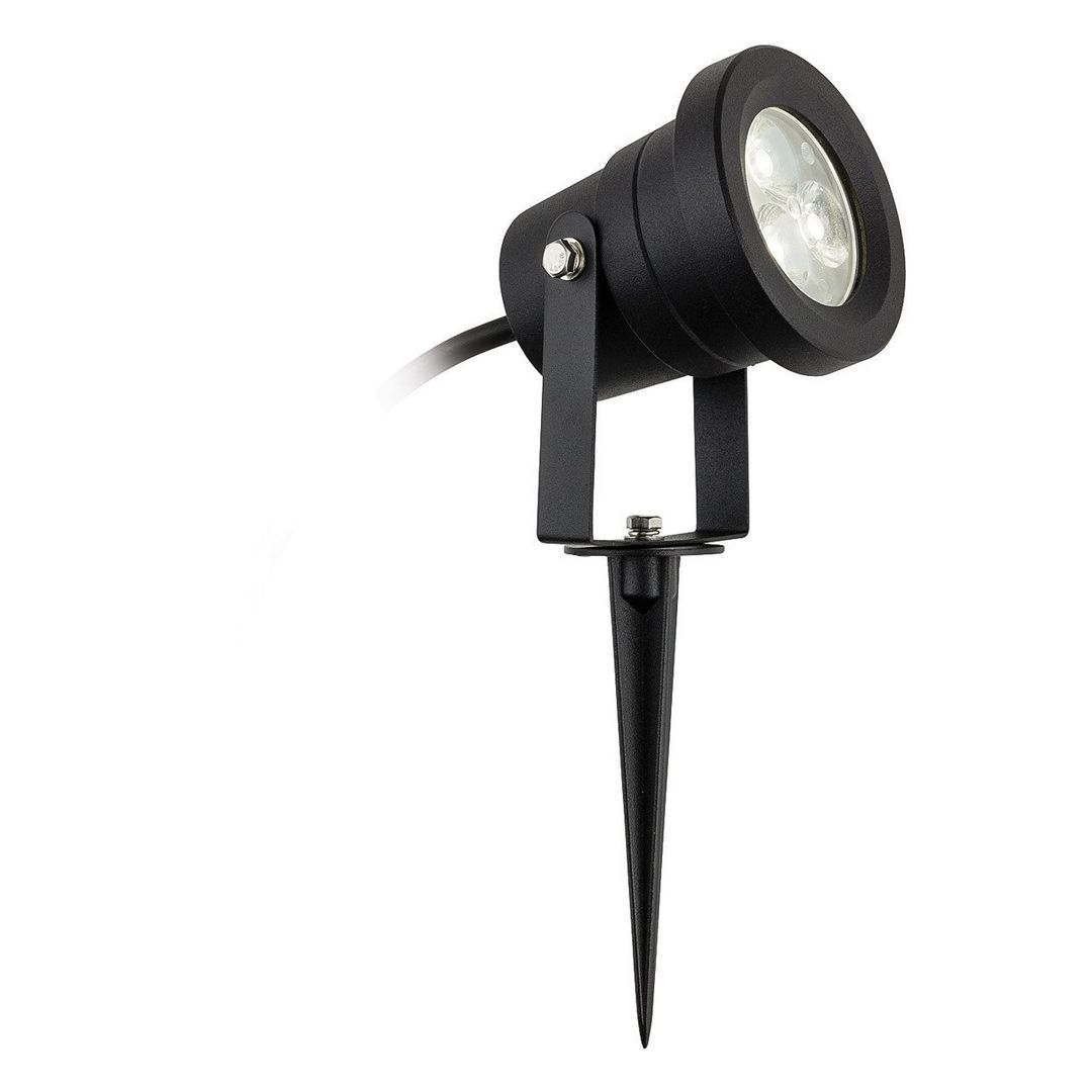 Firstlight LED Hayes Outdoor Garden Spike Cool White 4000K in Black - Image 1