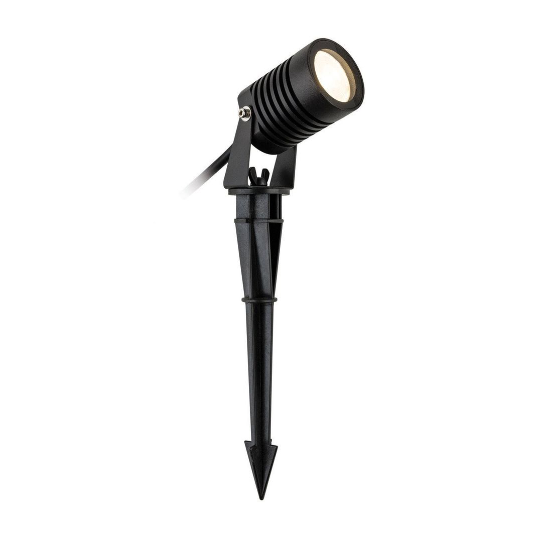 Firstlight LED Veron Short Outdoor Garden Spike Warm White 3000K in Black - Image 1