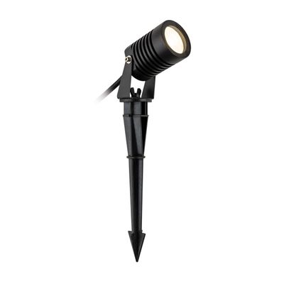 Firstlight LED Veron Short Outdoor Garden Spike Warm White 3000K in Black