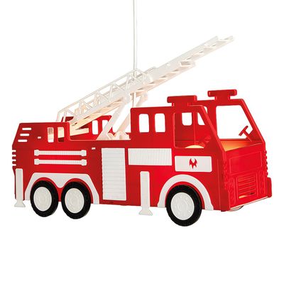 Firstlight Fire Engine 2-Light Pendant Light in Multi-Coloured