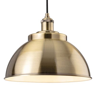 Firstlight Genoa 30cm Pendant Light in Antique Brass
