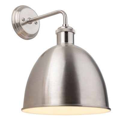 Firstlight Genoa Wall Wall Light in Brushed Steel