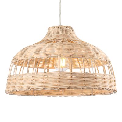Firstlight Rattan 31cm Pendant Light in Natural Rattan