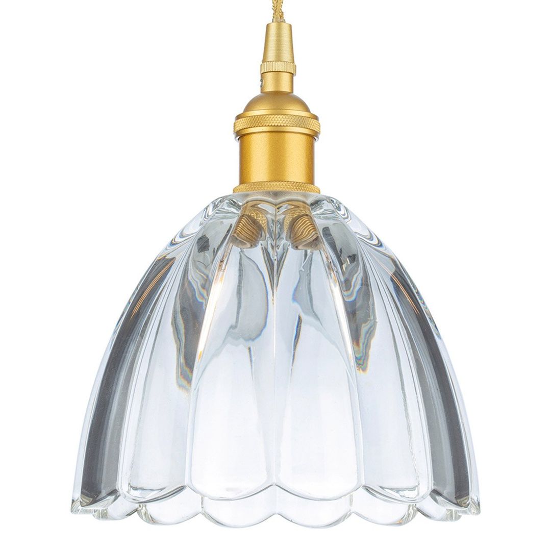 Firstlight Wilshire 15cm Pendant Light Decorative in Satin Gold - Image 1