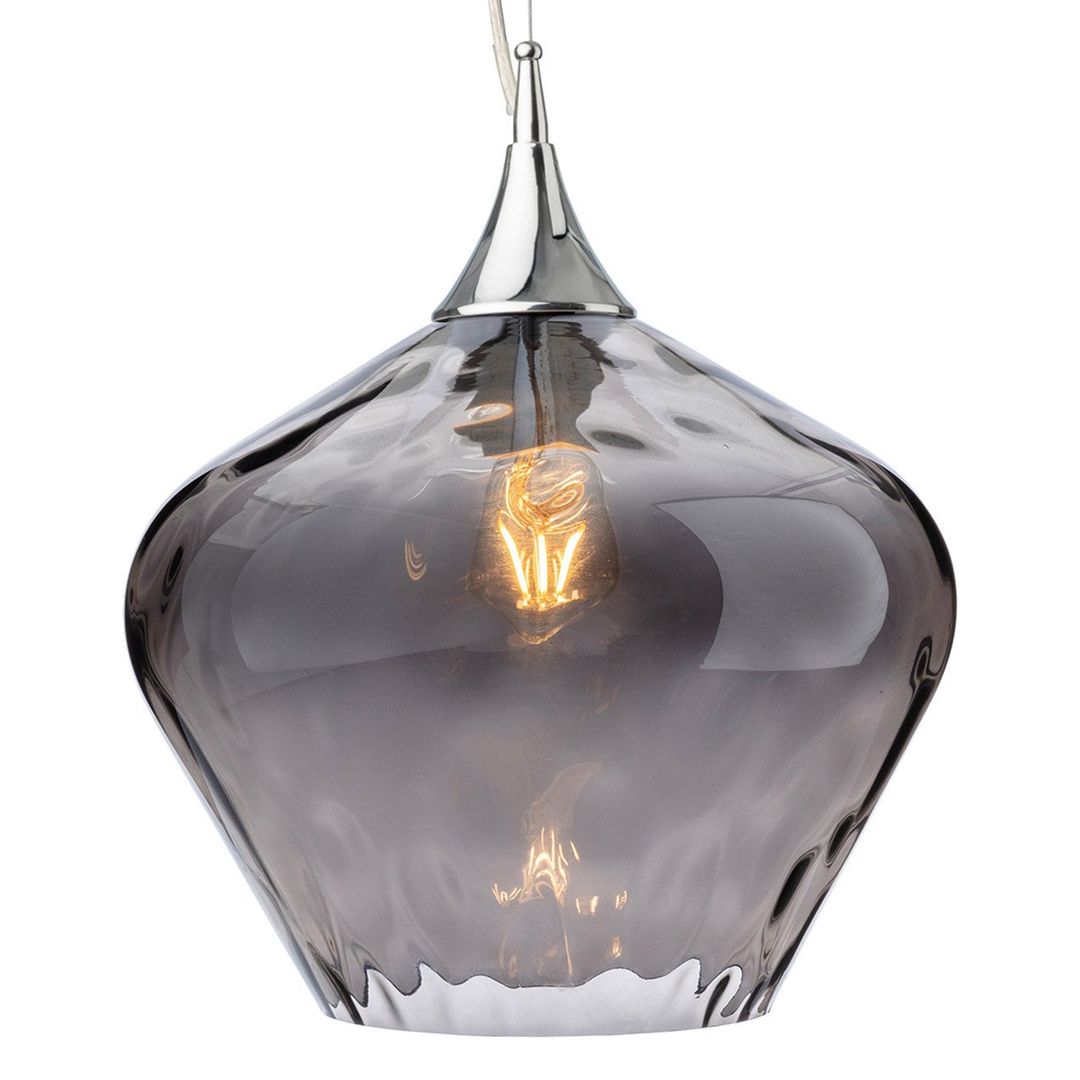 Firstlight Titan 30cm Pendant Light Smoked in Chrome - Image 1